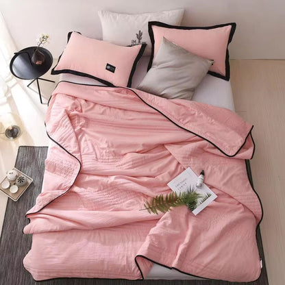 ChillEase Cooling Blanket for Restful Sleep