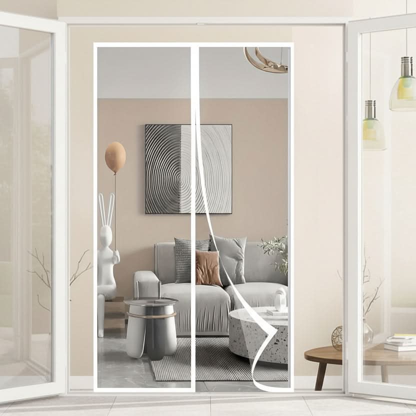 Magnetic Door Curtain for Insect Protection
