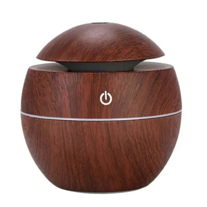 130 ml Ultrasonic Humidifier | Whisper Quiet <35 dB | USB Powered & LED Light | Includes Aromatherapy Function