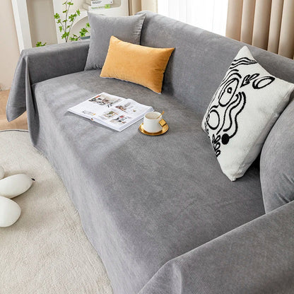 Waterproof Sofa Blanket | Versatile Cover & Scratch Protection | Solid Color & Easy Care