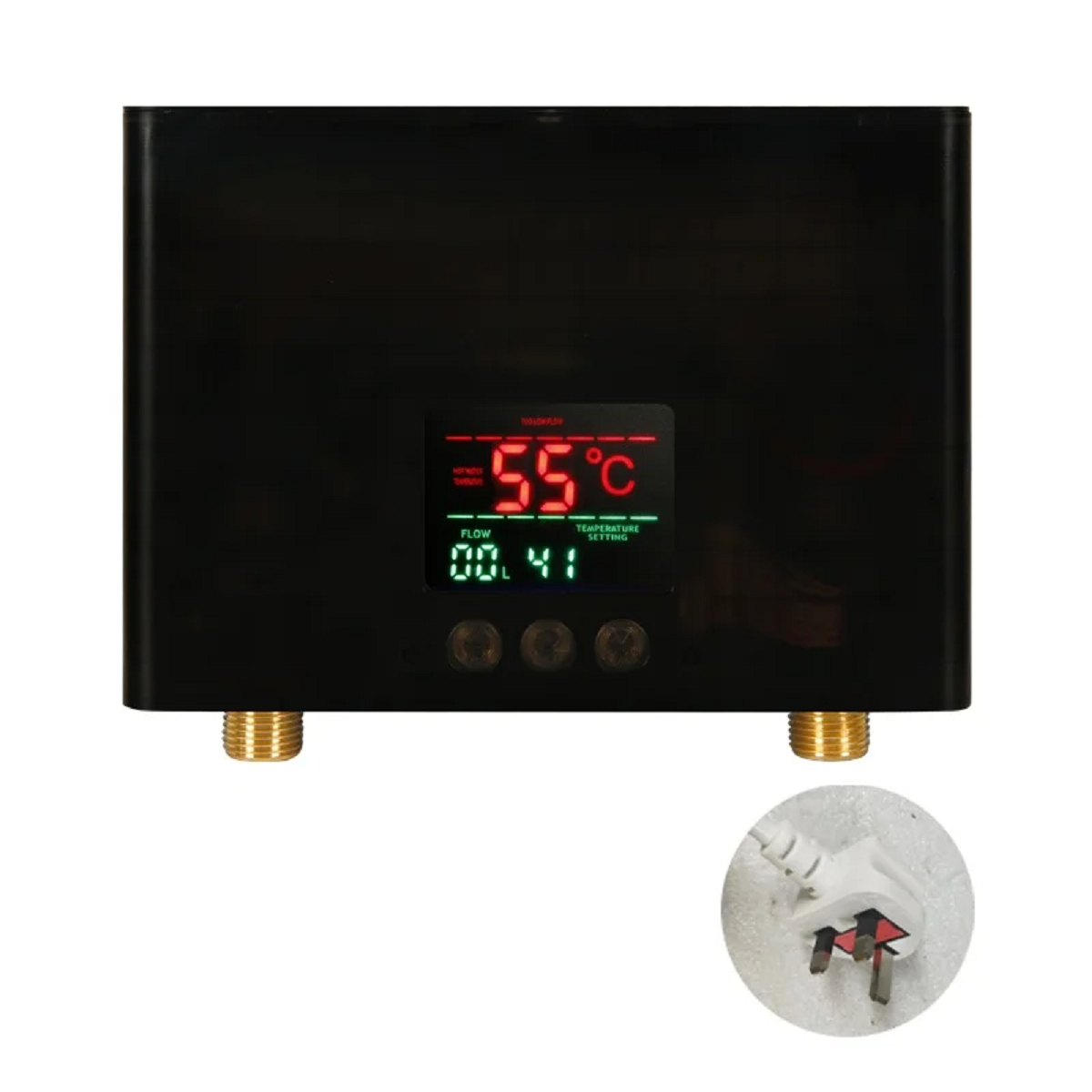 Instant Hot Water Heater without Tank and Remote Control