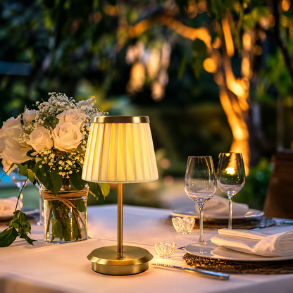 Portable LED Table Lamp with Rechargeable Battery