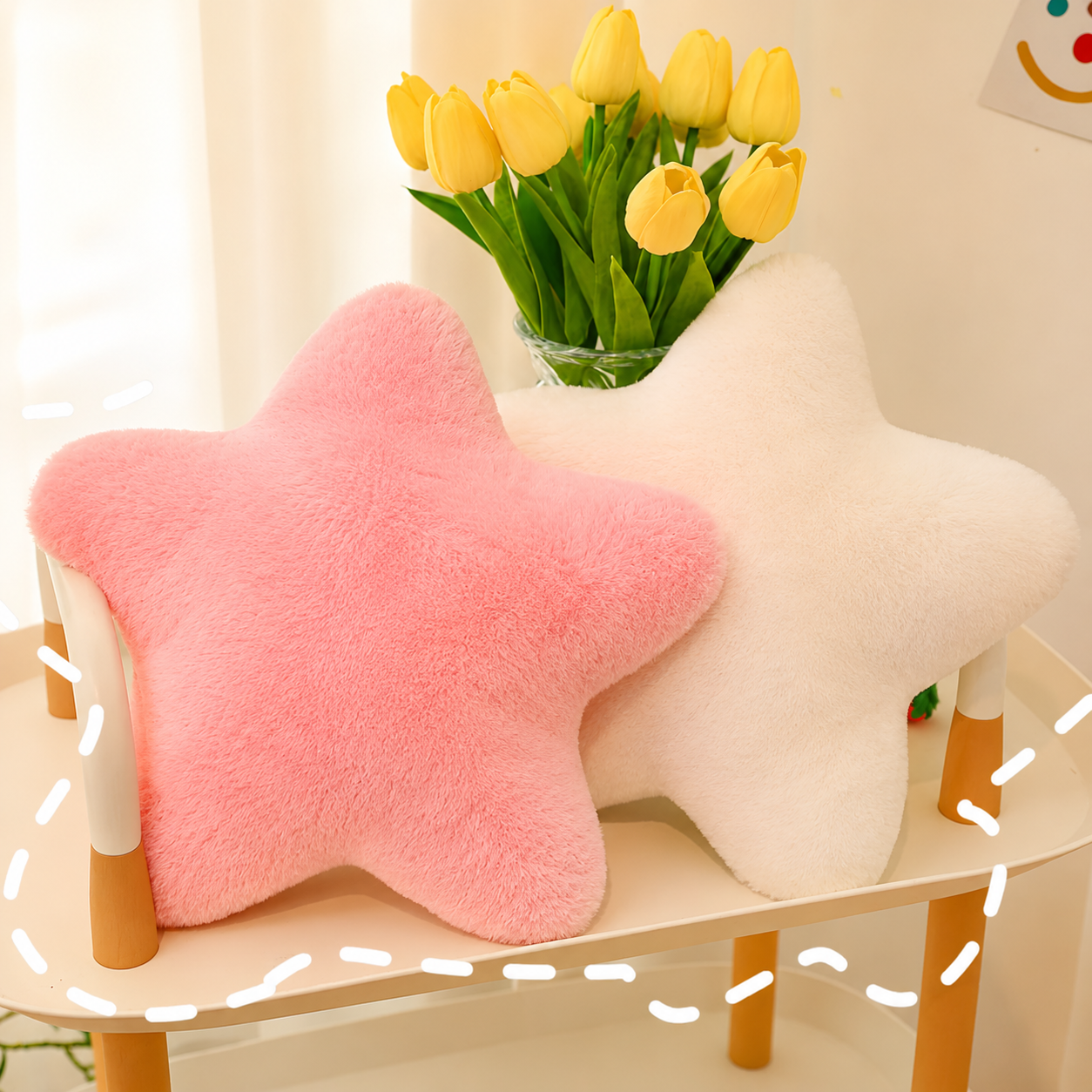 Decorative Pillow in Star Shape
