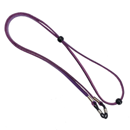 Leather Eyewear Holder with Adjustable Fit