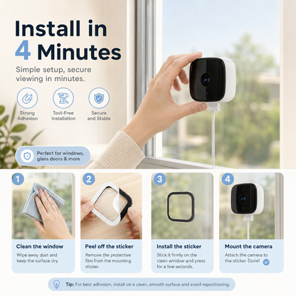 WiFi Security Camera for Windows, 1080P with 32GB Memory Card