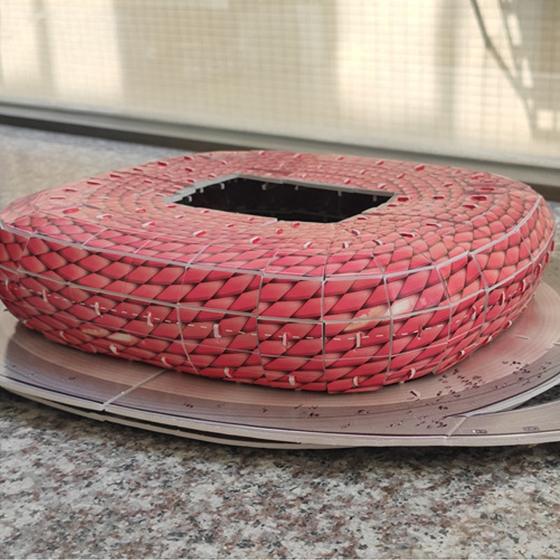 3D Football Stadium Puzzle Model