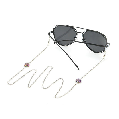 Gold Beaded Eyewear Chain with Adjustable Length