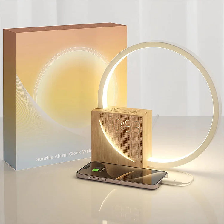 Bedside Lamp with Alarm Clock Function