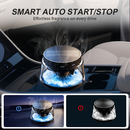 Hand-Free Car Air Freshener with Soothing Mist and Light