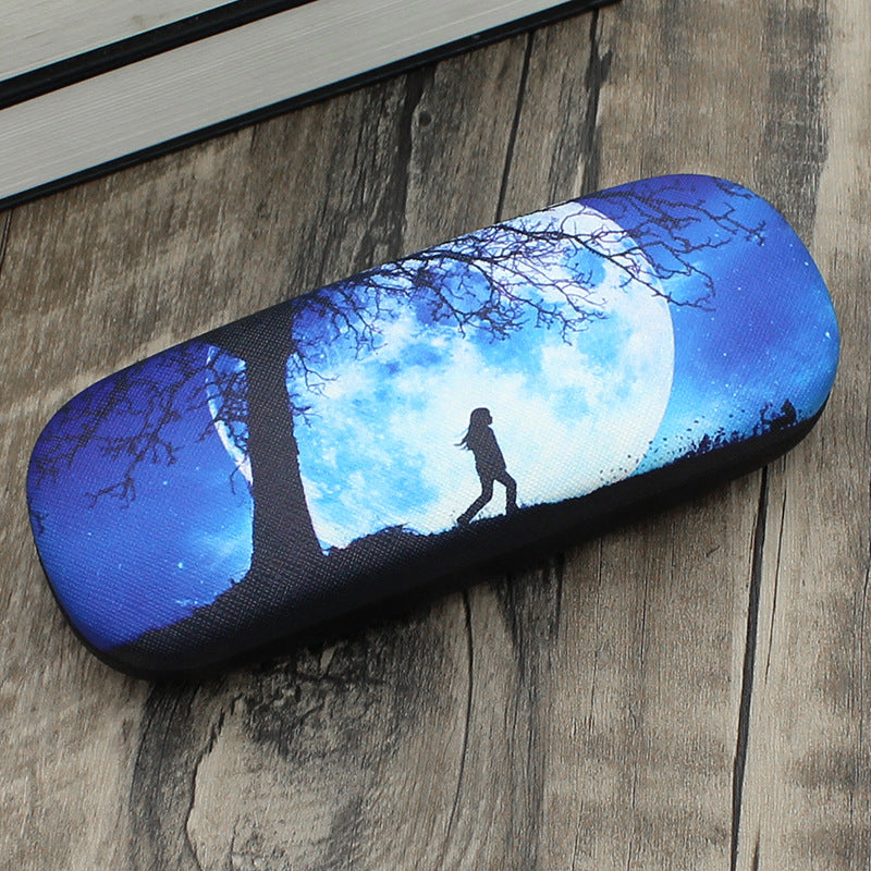 Eyewear Case with Abstract Design