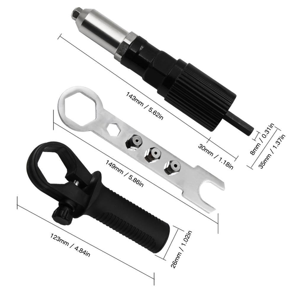 PowerRivet Adapter with 120 Rivets | Transform Your Drill