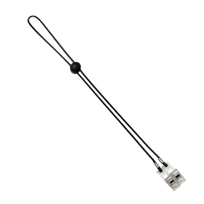 Eyewear Retainer with Locking Clips - Adjustable Design