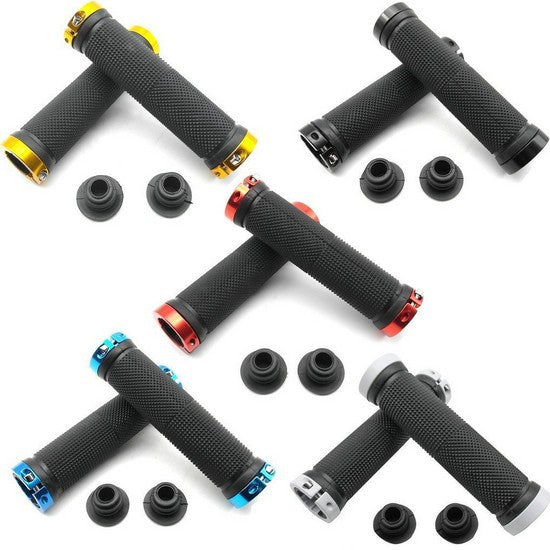 Ergonomic Bicycle Handlebar Grips with Adjustable Features