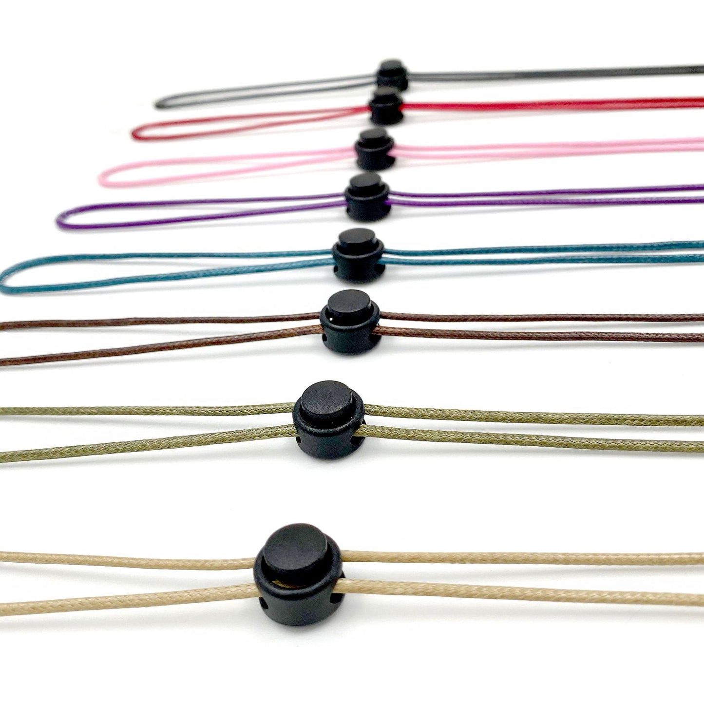 Eyewear Retainer with Locking Clips - Adjustable Design