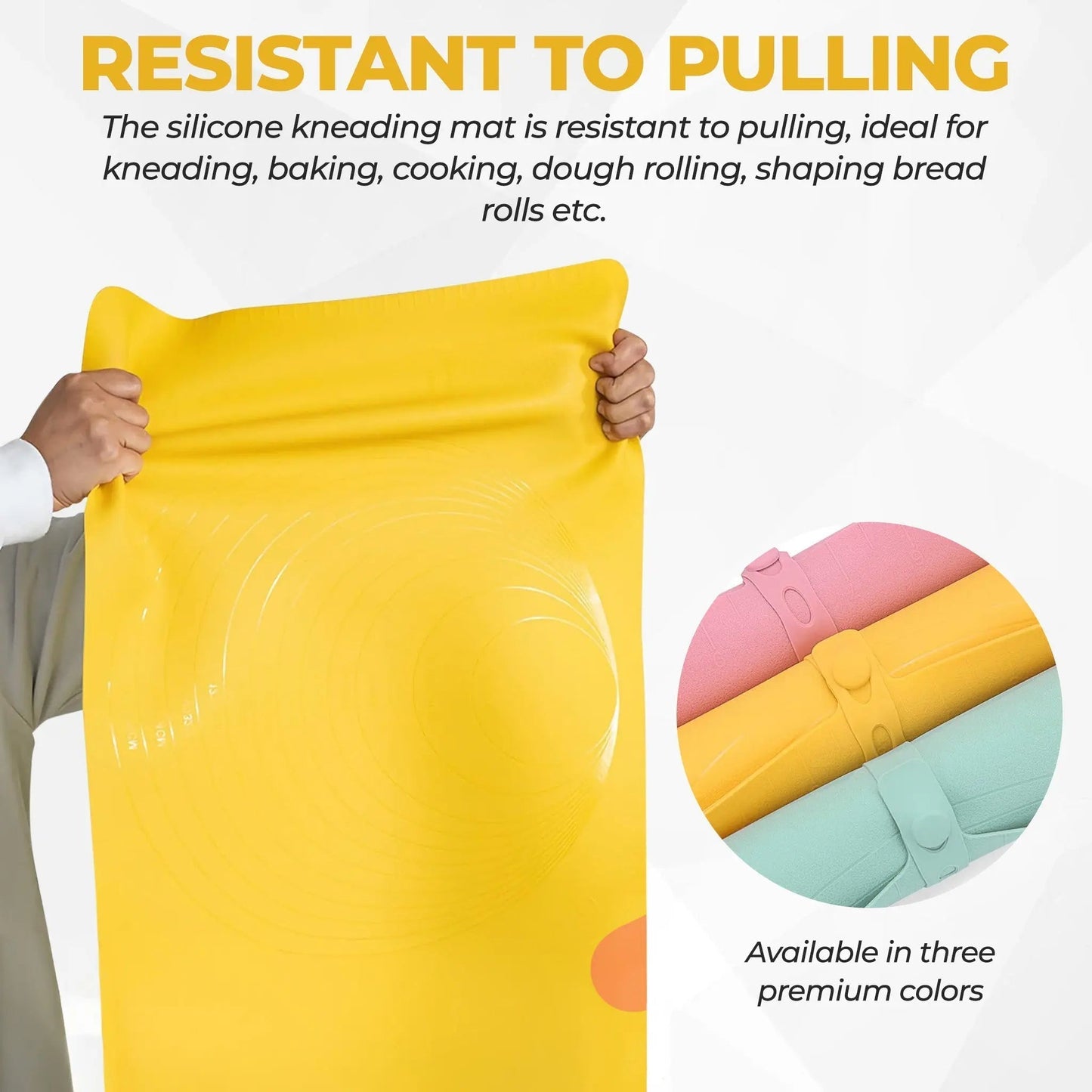 Non-Slip Silicone Baking Mat with Measurement Guide