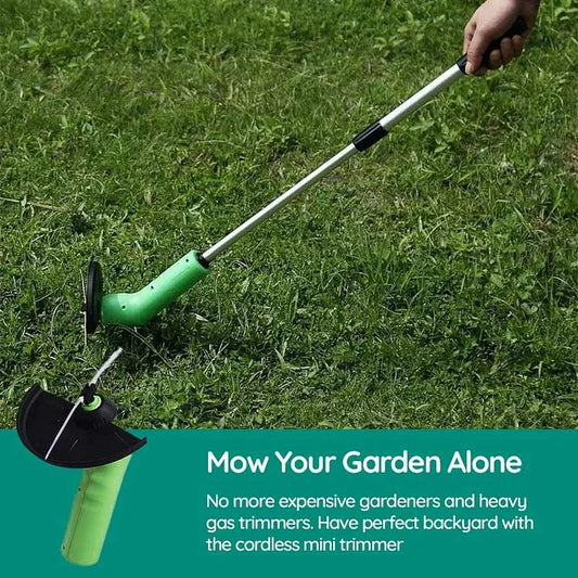 Compact Battery-Powered Weed Trimmer