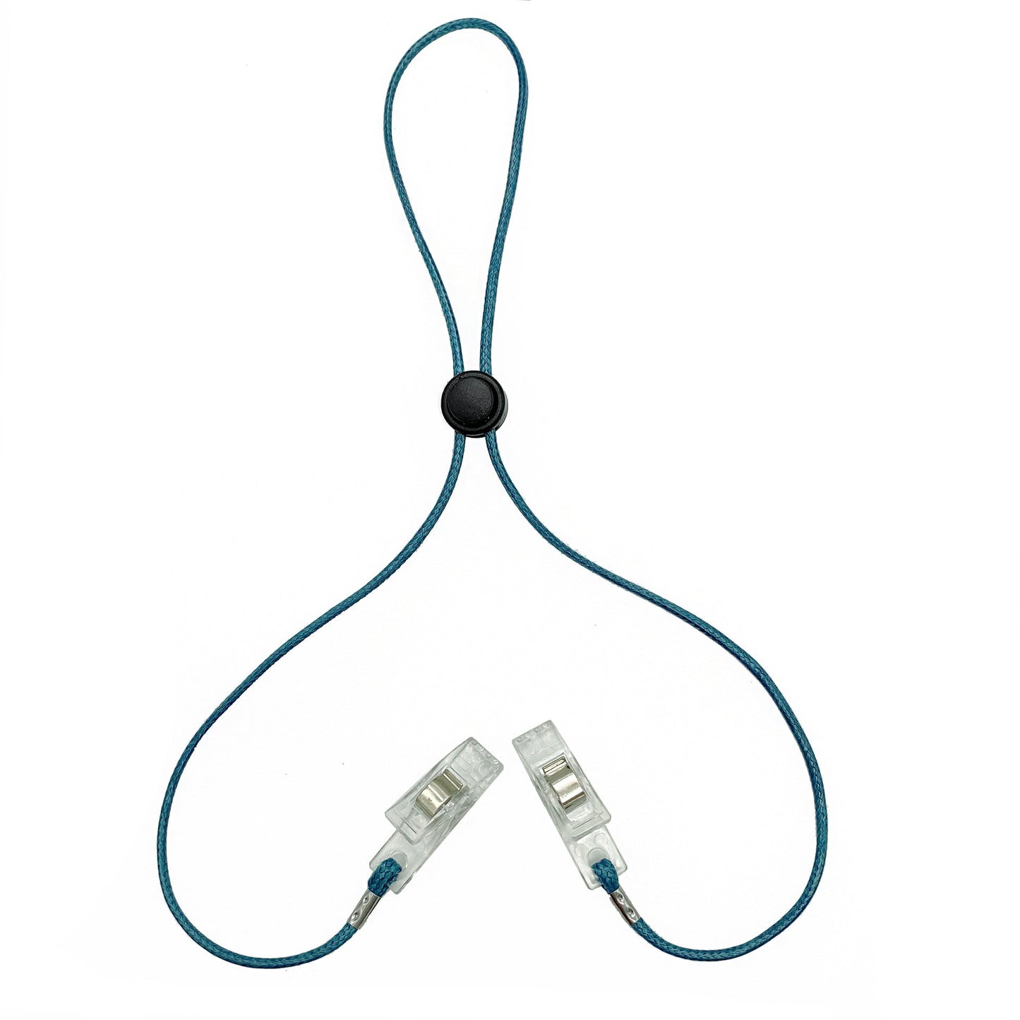 Eyewear Retainer with Adjustable Fit and Security Toggle