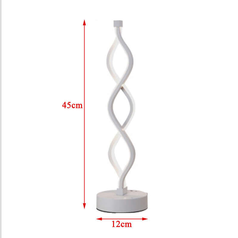 Acrylic and Aluminum LED Standing Lamp for Eye Comfort