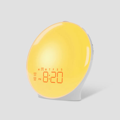 Sunrise Simulation Alarm Clock Lamp with Calming Mood Light