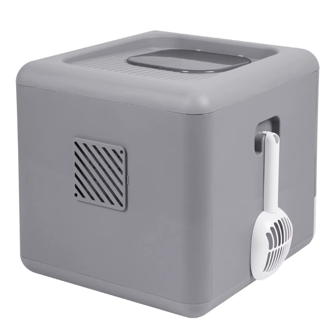 Portable Cat Litter Box - Space-Saving and Collapsible Design