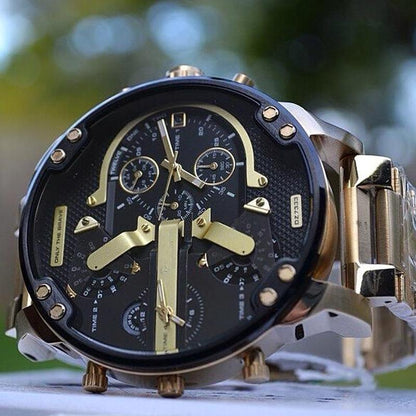 Stainless Steel Quartz Chronograph Timepiece