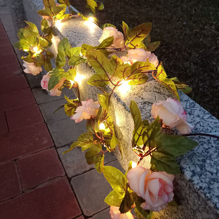 Waterproof LED String Lights for Outdoor Use – Solar-Powered and Shockproof