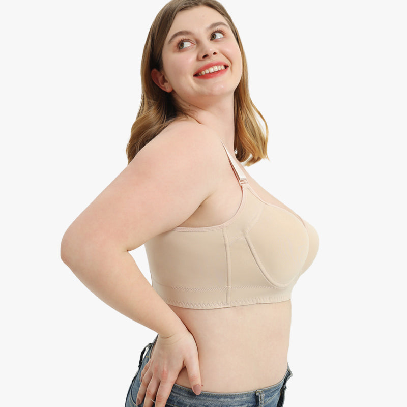 Deep Cup Push-Up Bra for Enhanced Curves