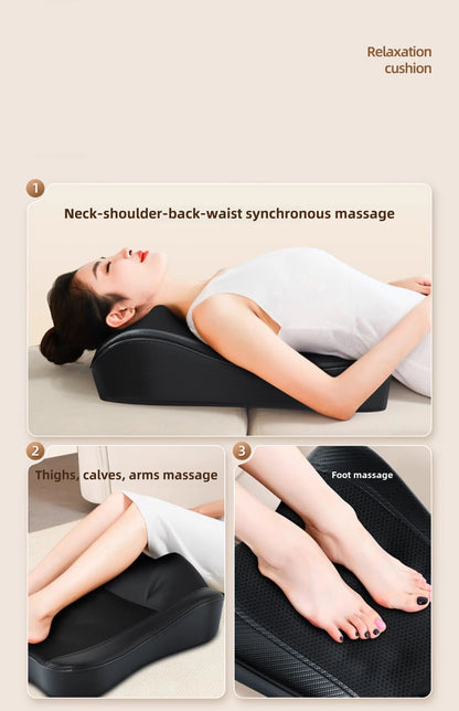 Neck and Back Massager with Heat – Deep Kneading Massage Cushion