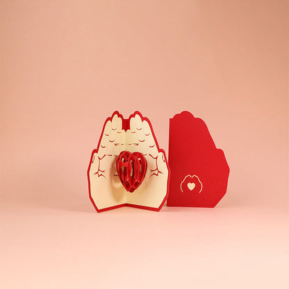 Elegant 3D Floral Pop-Up Card for Mother's Day Gift