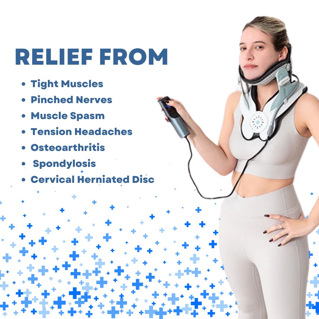 Adjustable Cervical Traction Device for Neck Pain Relief and Tension