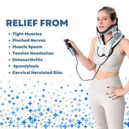 Adjustable Cervical Traction Device for Neck Pain Relief and Tension