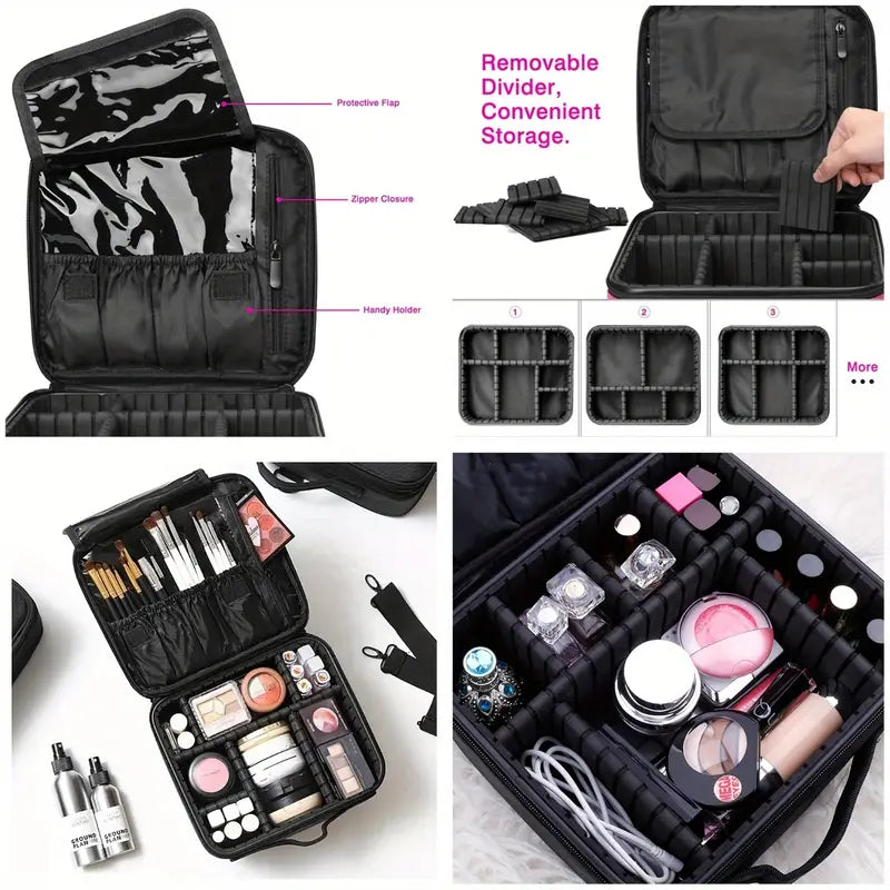 Compact Makeup Organizer for Effortless Travel