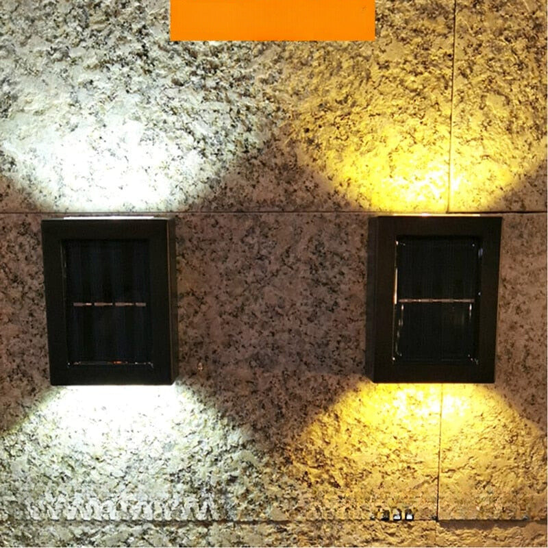 Energy Saving Solar Wall Light for Outdoor Spaces
