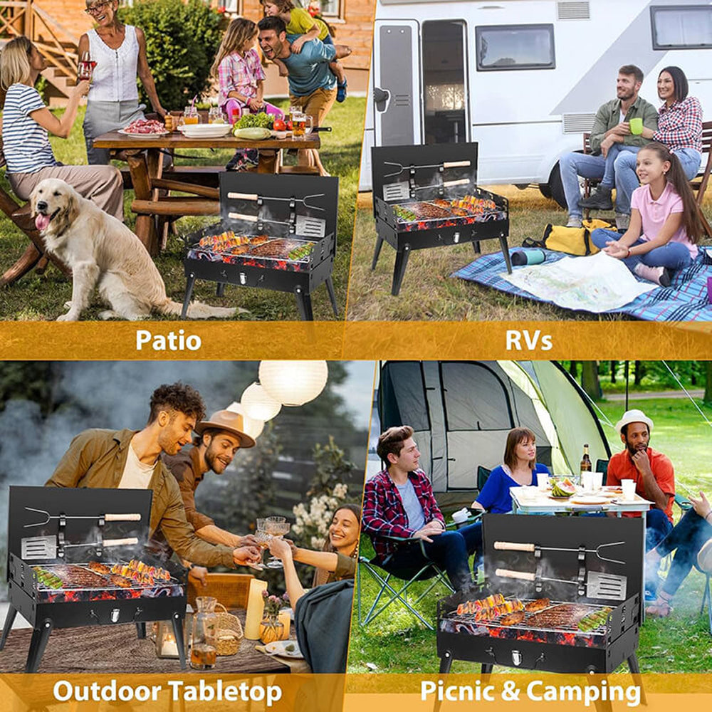Foldable Grill for Outdoor Cooking