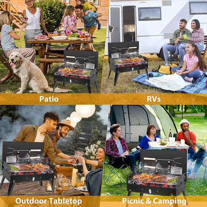 Foldable Grill for Outdoor Cooking