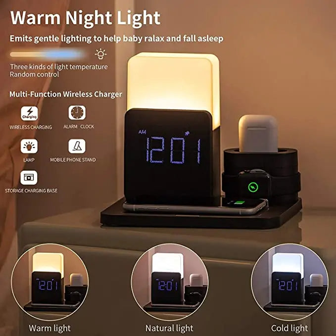 Declutter Your Nightstand with Quick Charging and Soft Light