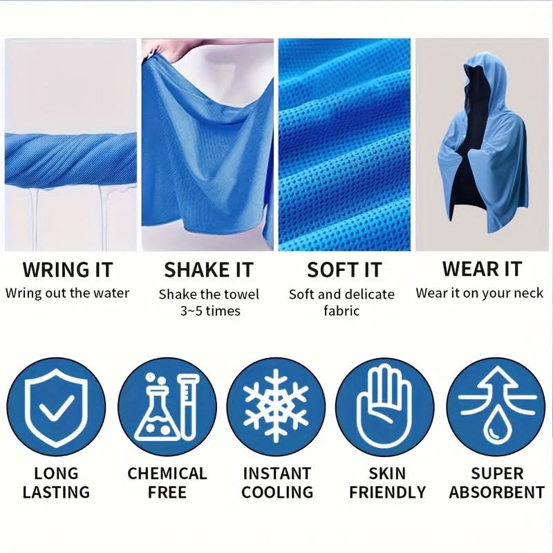 Rapid Dry Cooling Towel for Instant Refreshment