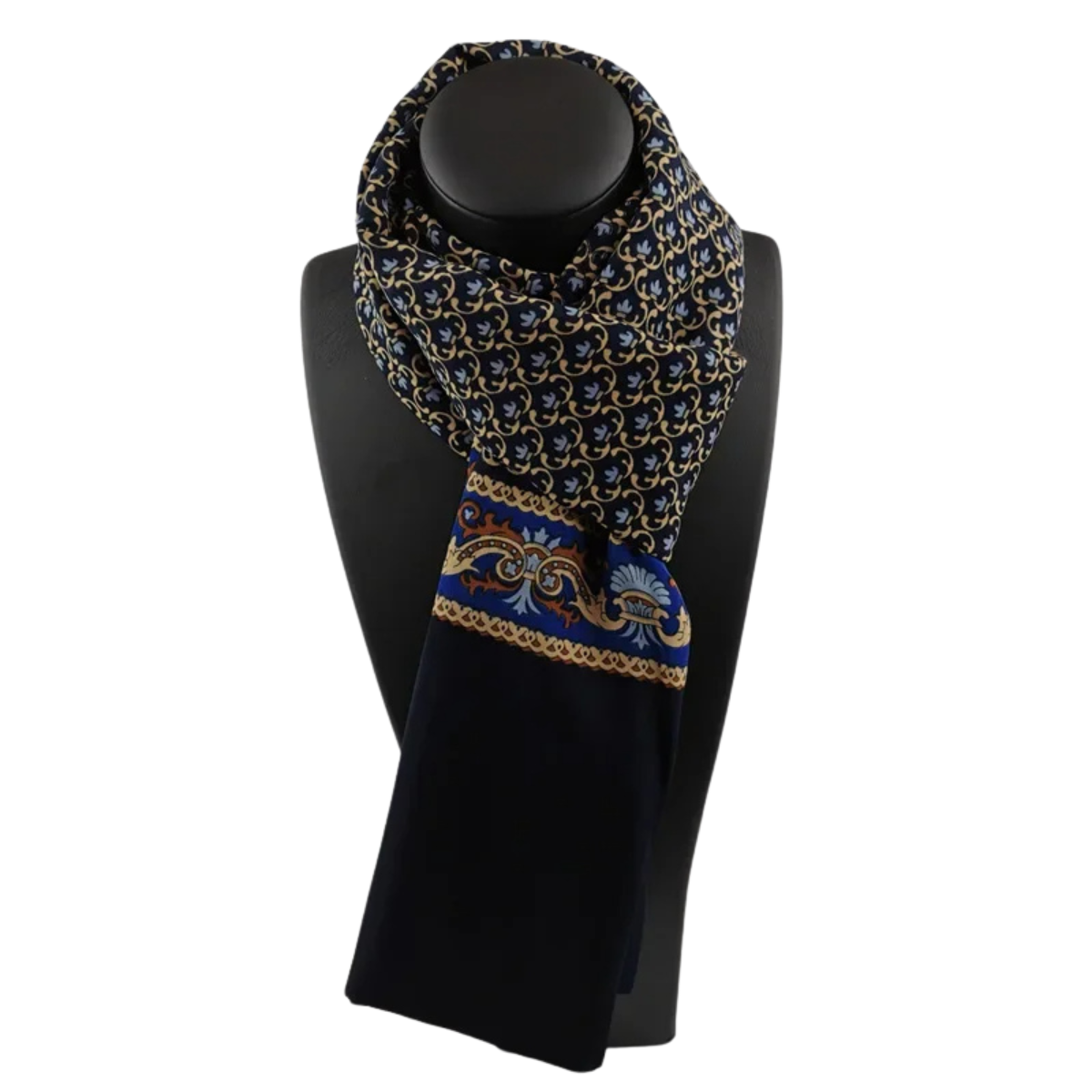 Plaid Silk Scarf for Men and Women – Warm Winter Accessory