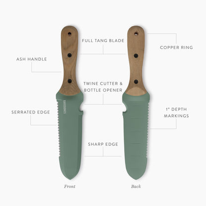 Versatile Garden Digger with Comfort Grip Handle