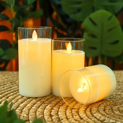 LED Candle Set for Creating a Safe and Cozy Atmosphere