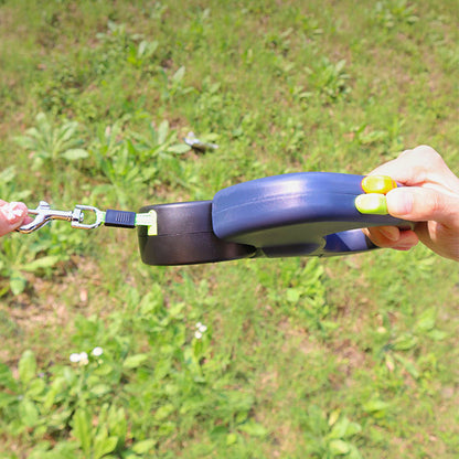 Tangle-Free Control for Safe Night Walks with Your Dog