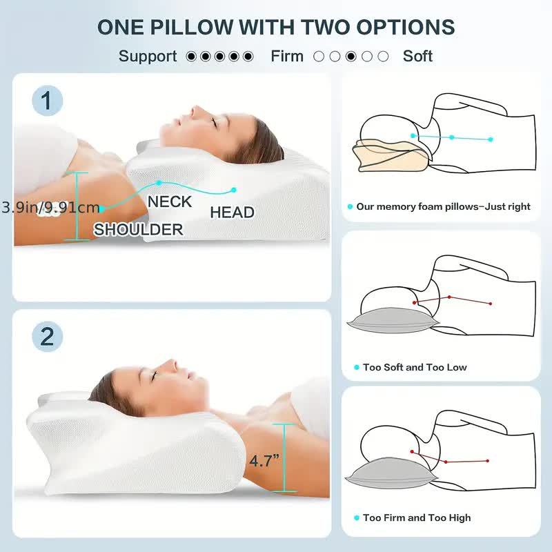 Ergonomic Pillow for Restful Sleep