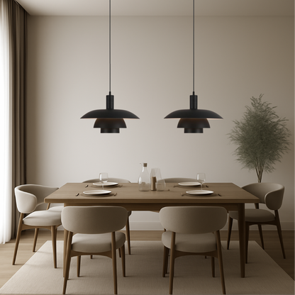 Scandinavian Minimalist Ceiling Lamp – Danish Pendant Light Design