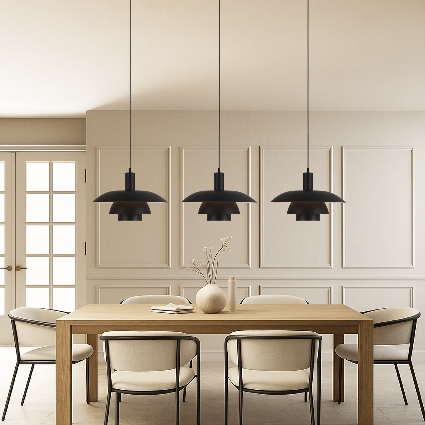 Scandinavian Minimalist Ceiling Lamp – Danish Pendant Light Design