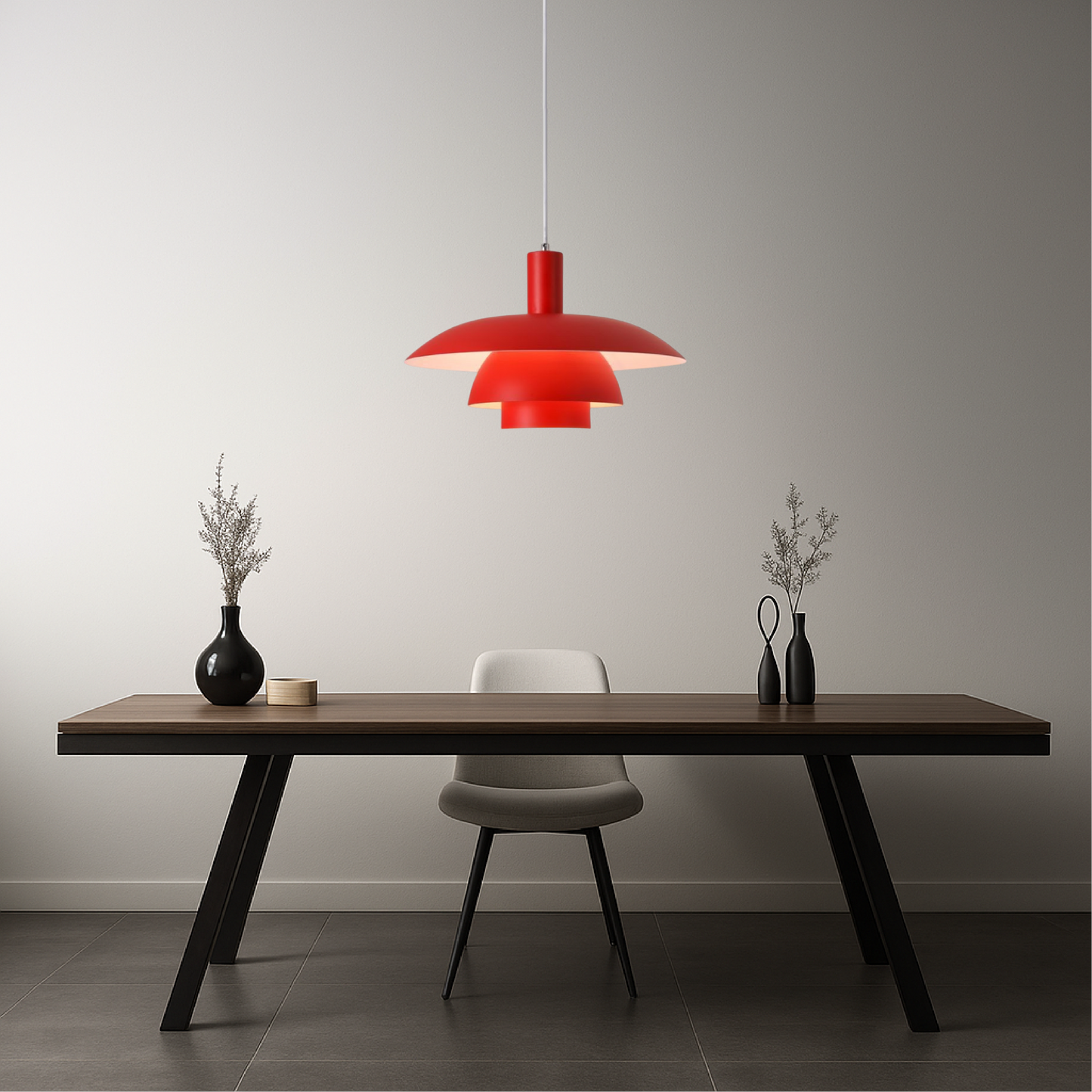 Scandinavian Minimalist Ceiling Lamp – Danish Pendant Light Design