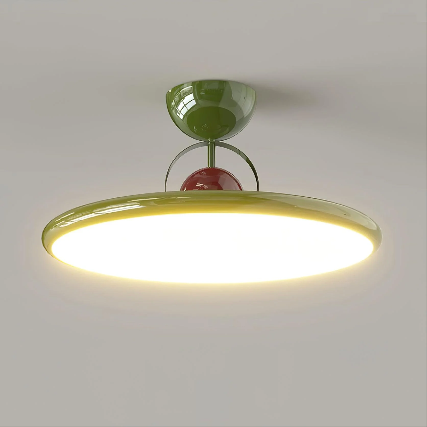 Modern Low Profile Ceiling Fixture - Elegant Flush Mount Light