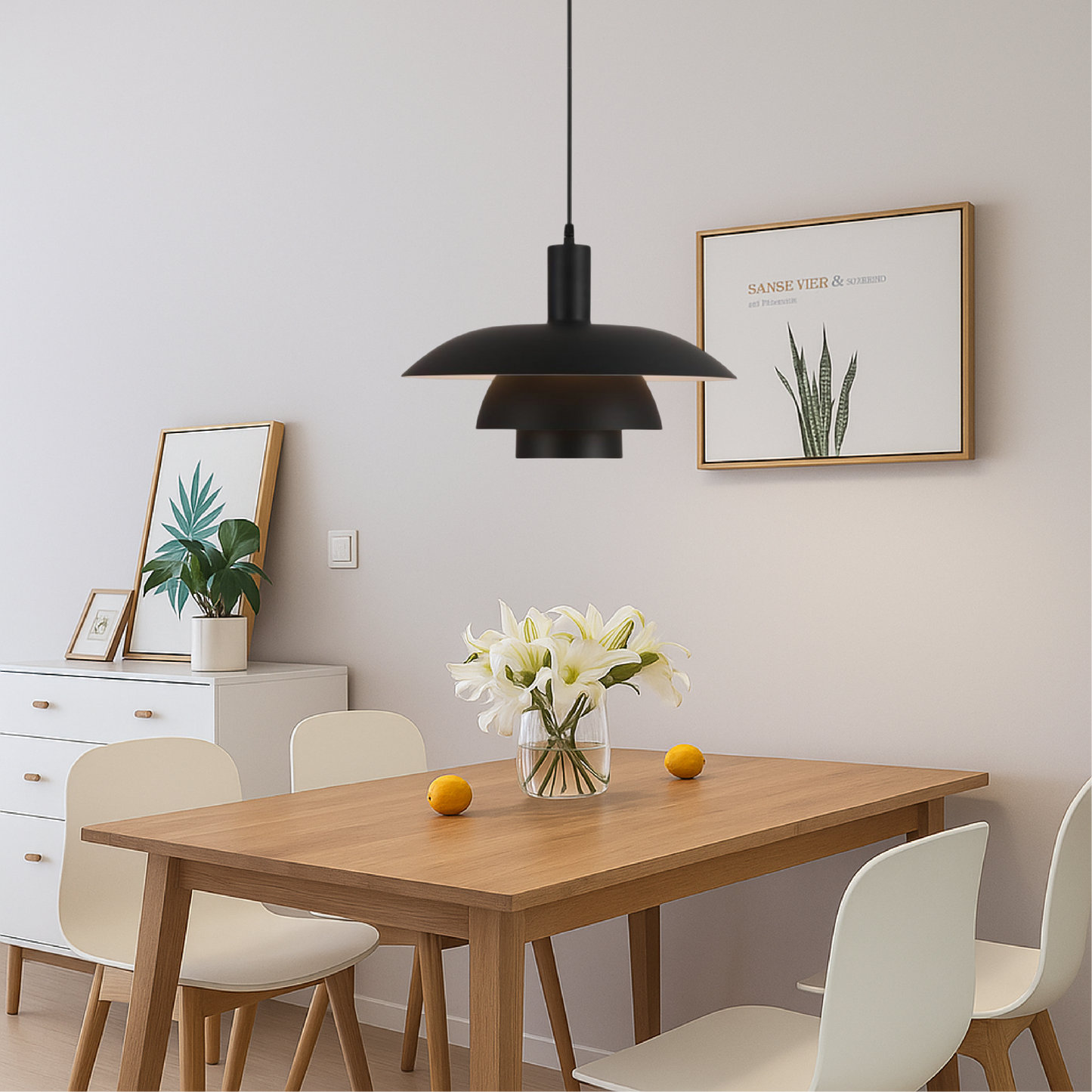Scandinavian Minimalist Ceiling Lamp – Danish Pendant Light Design
