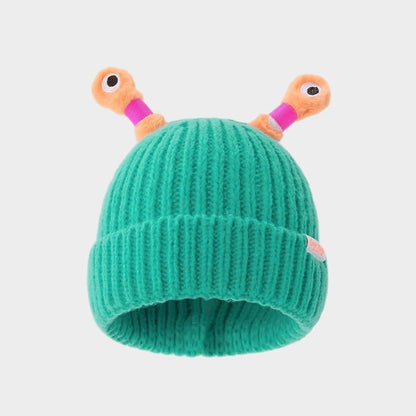 GlowCap with Shimmering Eyes & Flexible Tentacles | Cozy & Stylish for Festivals, Parties & Winter Wear