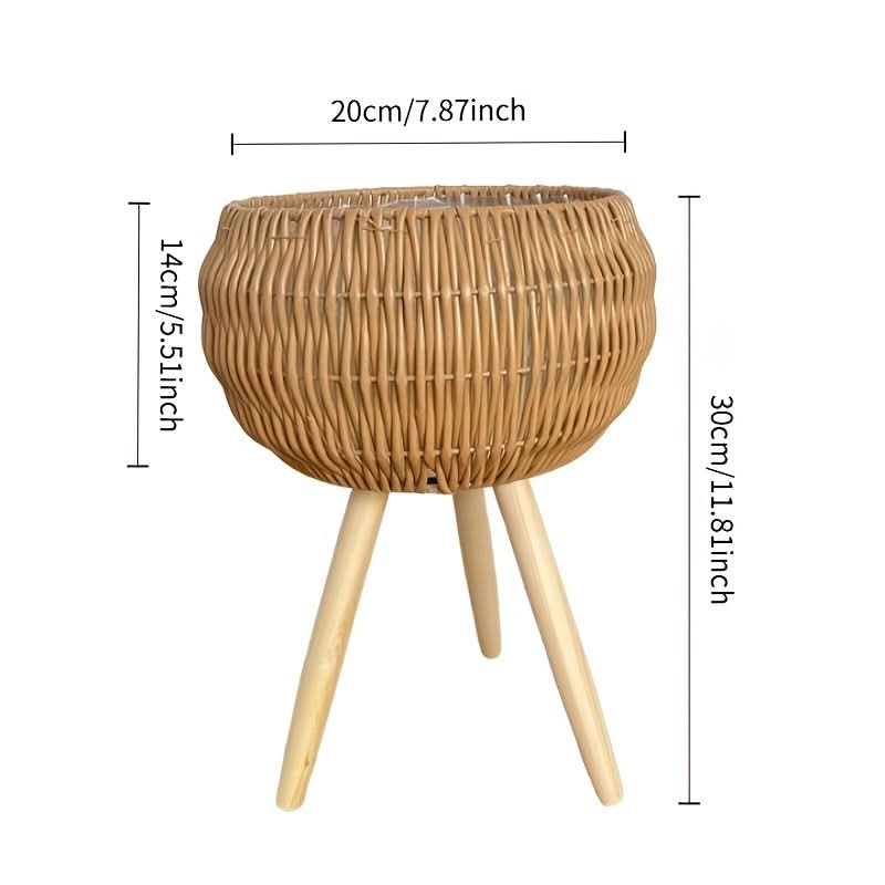 Indoor Boho Planter Basket Set for Stylish Greenery Decor