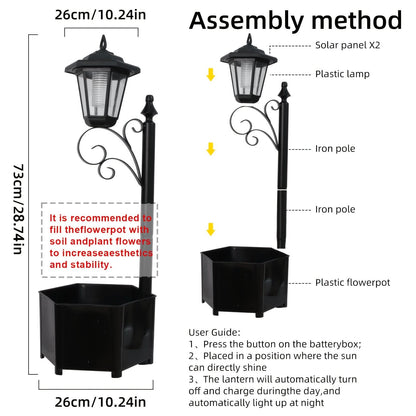 Pathway Light for Garden Pots – Solar Powered Illumination